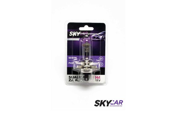 SIJALICA ZA AUTO H4 12V 60/55W P43T E4 SKYCAR