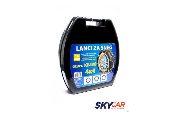 LANCI ZA SNEG KB490 4X4 16MM SKYCAR