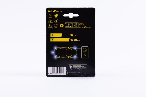 SIJALICA R5W EXTRA LONG LIFE 12V 4W BA9s DB MICHELIN - Image 3