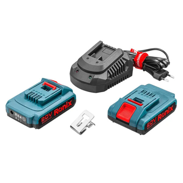 AKUMULATORSKA UDARNA BUŠILICA BRUSHLESS 2SP (2X2AH) 8905K BMC 20V/55NM RONIX - Image 6