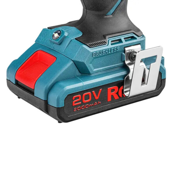 AKUMULATORSKA UDARNA BUŠILICA BRUSHLESS 2SP (2X2AH) 8905K BMC 20V/55NM RONIX - Image 5