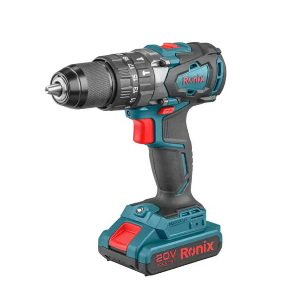 AKUMULATORSKA UDARNA BUŠILICA BRUSHLESS 2SP (2X2AH) 8905K BMC 20V/55NM RONIX - Image 2