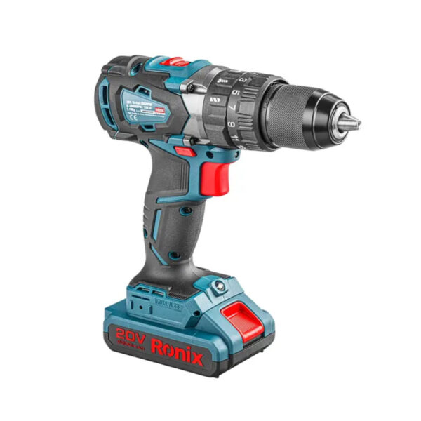 AKUMULATORSKA UDARNA BUŠILICA BRUSHLESS 2SP (2X2AH) 8905K BMC 20V/55NM RONIX - Image 13