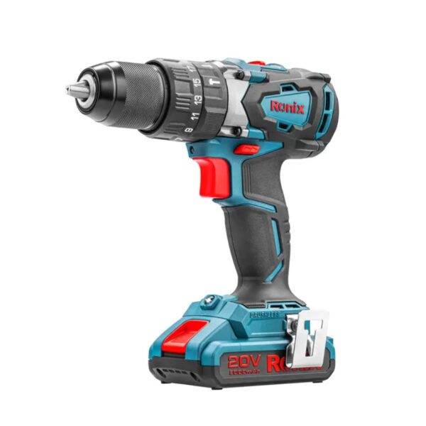 AKUMULATORSKA UDARNA BUŠILICA BRUSHLESS 2SP (2X2AH) 8905K BMC 20V/55NM RONIX - Image 7